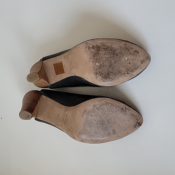 US 7 Marc by Marc Jacobs Leather Slingback Heels - Picture 3 of 7